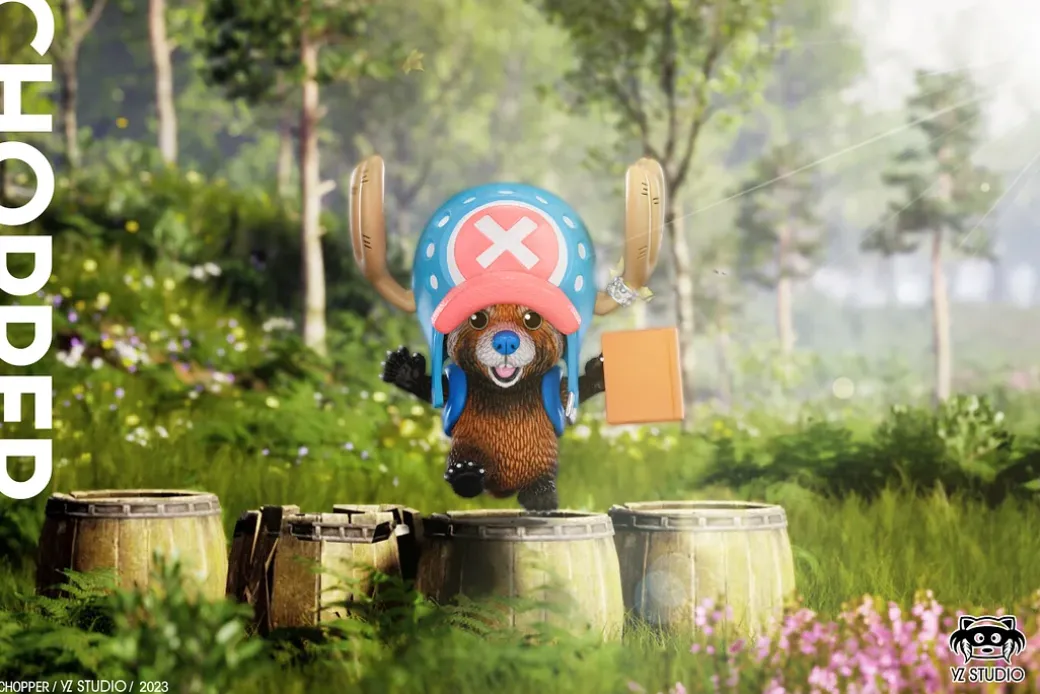 WCF Scale Animals Series 007 Red Panda Tony Tony Chopper - ONE PIECE Statue - YZ Studios