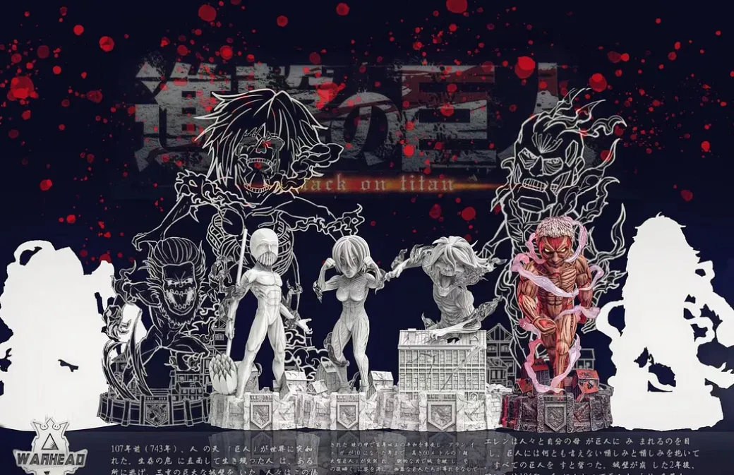 WCF Scale Armored Titan - Attack On Titan Resin Statue - Warhead Studios