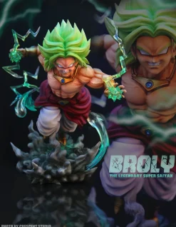 WCF Scale Awakening Broly - Dragon Ball Resin Statue - Crescent Studios