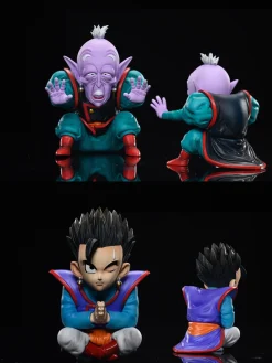 WCF Scale Buu Series Old Kai & Mystic God Son Gohan - Dragon Ball Resin Statue - LeaGue Studios