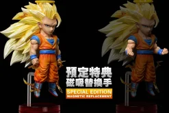 WCF Scale Buu Series Super Saiyan 3 Son Goku - Dragon Ball Resin Statue - LeaGue Studios