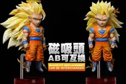 WCF Scale Buu Series Super Saiyan 3 Son Goku - Dragon Ball Resin Statue - LeaGue Studios