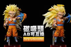 WCF Scale Buu Series Super Saiyan 3 Son Goku - Dragon Ball Resin Statue - LeaGue Studios