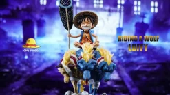 WCF Scale Cerberus Riding & Monkey D. Luffy - ONE PIECE Resin Statue - ONE Piece. Studio