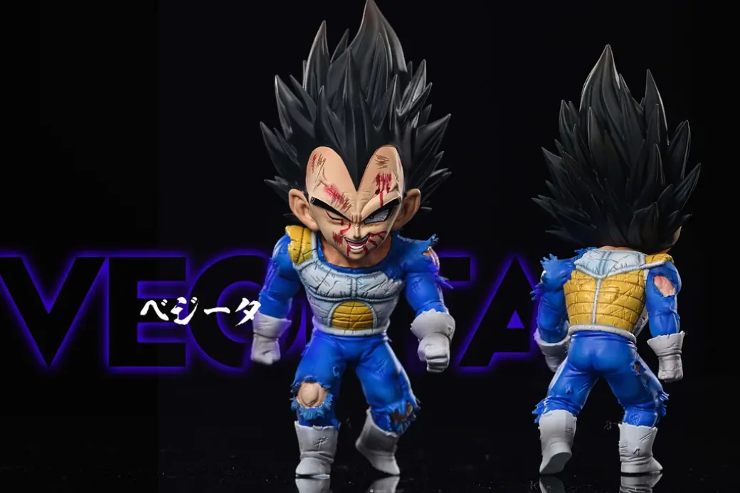 WCF Scale Dragon Ball Z Invade Earth Series Dying Vegeta - Dragon Ball Resin Statue - LeaGue Studios