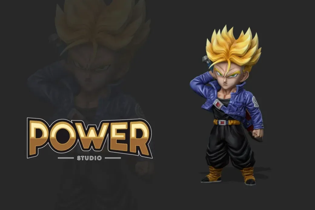 WCF Scale Draw The Sword Trunks - Dragon Ball Statue - Power Studio
