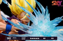 WCF Scale Famous Scene Series 002 Son Gohan & Son Goku's Kamekameha with LED - Dragon Ball Resin Statue - Sky Top Studios