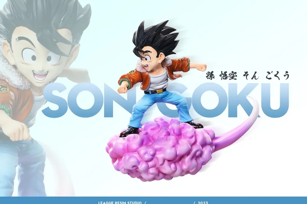 WCF Scale Flying Nimbus Son Goku - Dragon Ball Resin Statue - LeaGue Studios