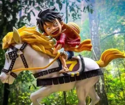 WCF Scale Horse Riding & Monkey D. Luffy - ONE PIECE Resin Statue - ONE Piece. Studio