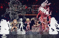 WCF Scale Jaw Titan - Attack on Titan Resin Statue - Warhead Studios