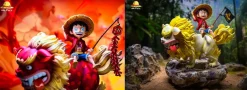 WCF Scale Komachiyo & Monkey D. Luffy - ONE PIECE Resin Statue - ONE Piece. Studio