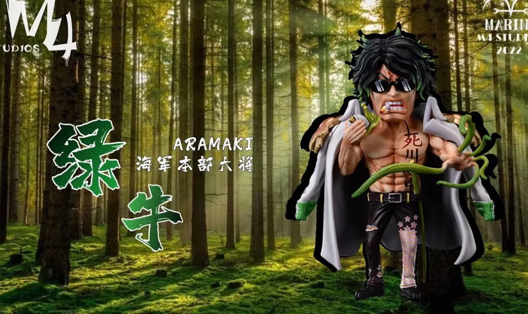 WCF Scale Marines Character Series 003 Ryokugyu Aramaki - ONE PIECE Resin Statue - M4 Studios