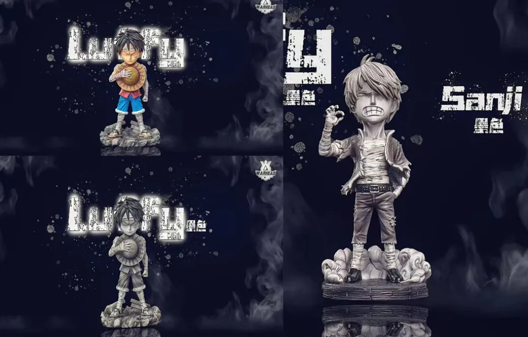 WCF Scale Monkey D. Luffy & Sanji - ONE PIECE Statue - Warhead Studios