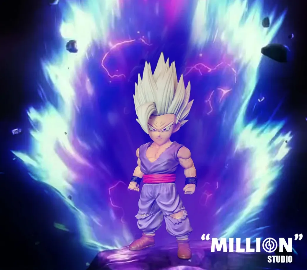 WCF Scale Movie ver. Super Saiyan White Gohan - Dragon Ball Resin Statue - Million Studio