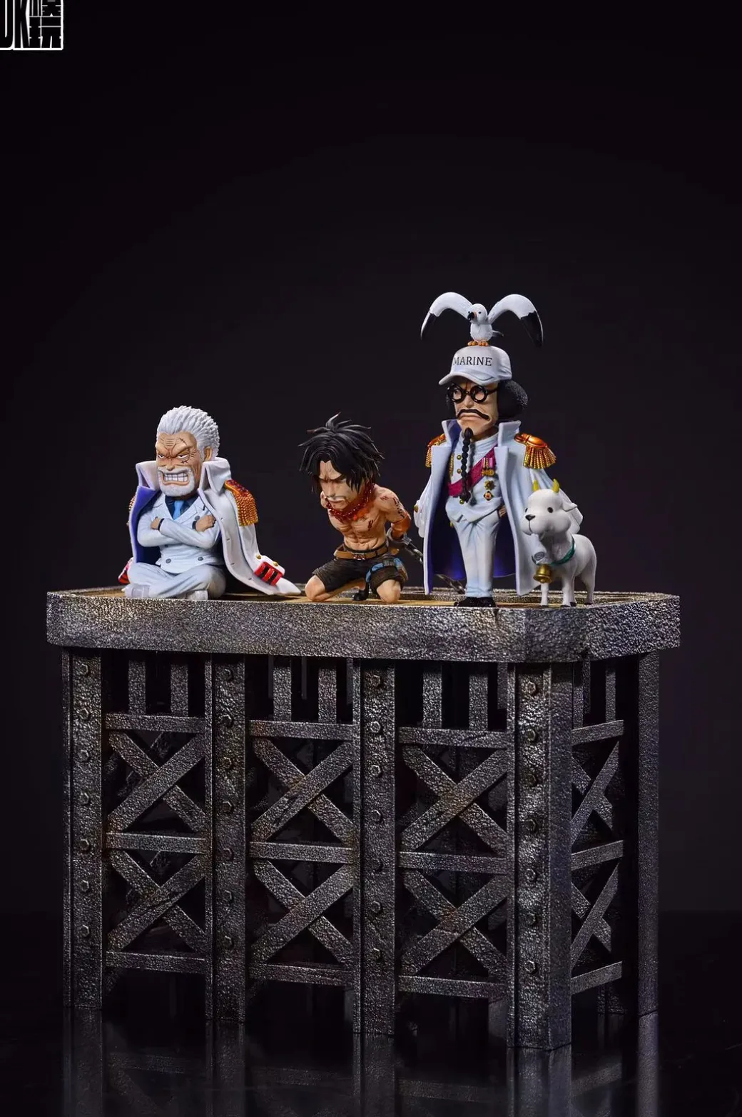WCF Scale Portgas D. Ace Execution Platform - ONE PIECE Resin Statue - DK Model Play Studio