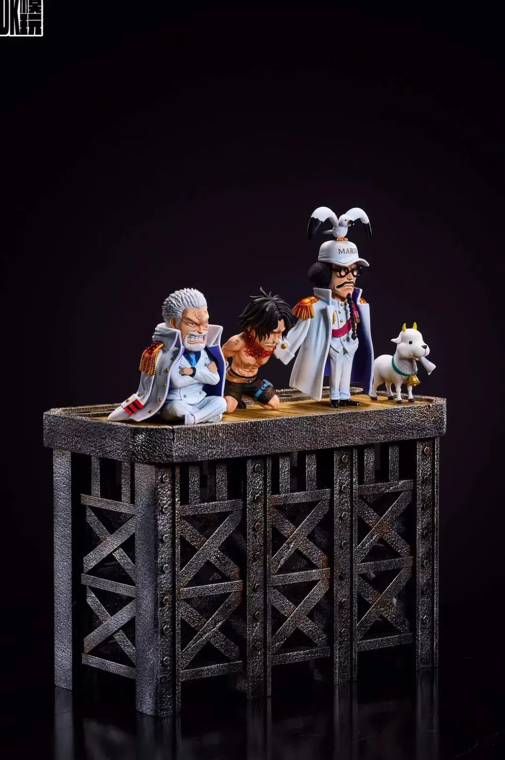 WCF Scale Portgas D. Ace Execution Platform - ONE PIECE Resin Statue - DK Model Play Studio
