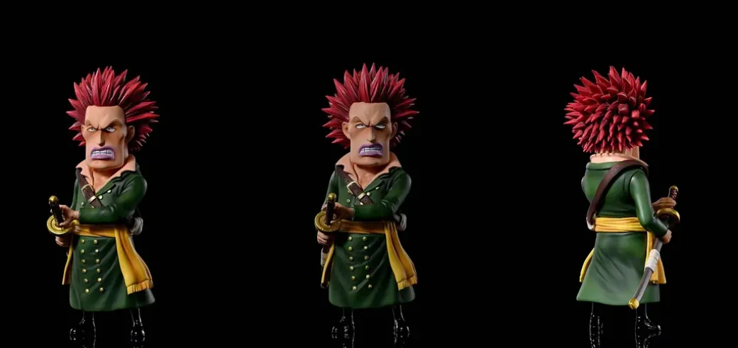 WCF Scale Red Hair Pirates Shanks & Rockstar - ONE PIECE Resin Statue - A Plus Studios