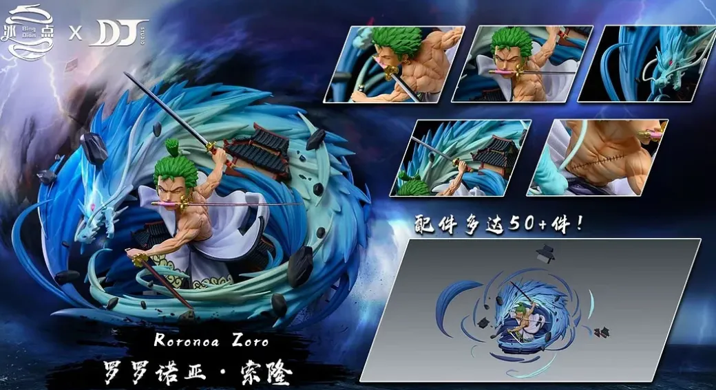 WCF Scale Roronoa Zoro - ONE PIECE Resin Statue - BINGDIAN