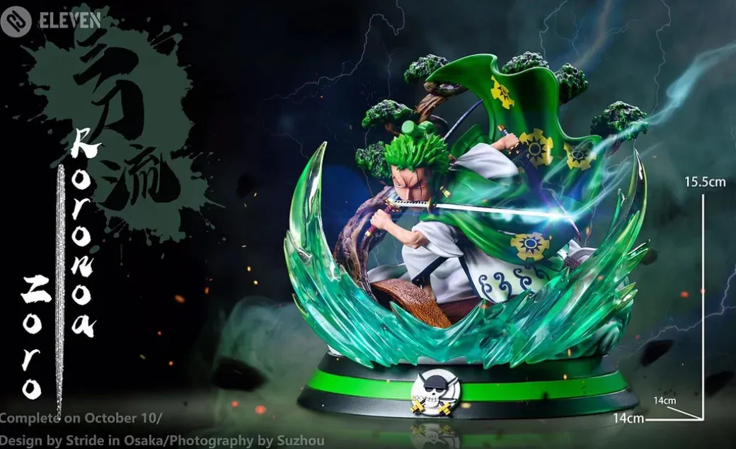 WCF Scale Santoryu Roronoa Zoro - ONE PIECE Resin Statue - Eleven Studio