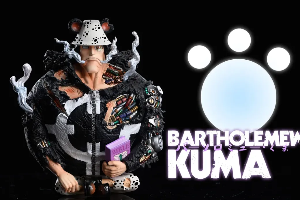 WCF Scale Sitting Injuried Bartholomew Kuma - ONE PIECE Resin Statue - LeaGue Studios