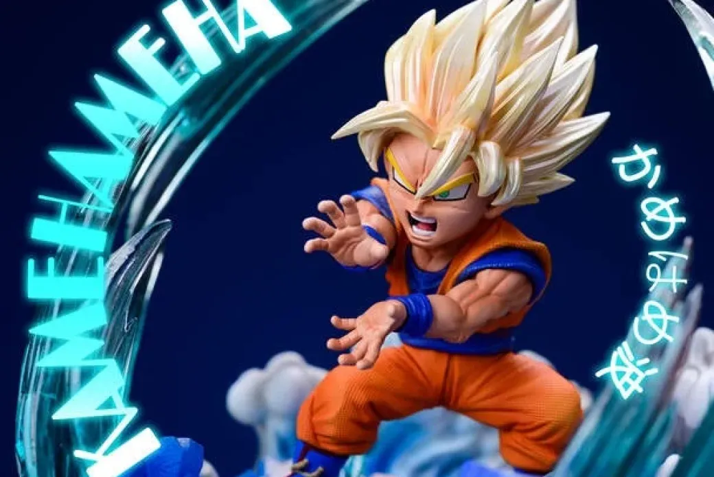 WCF Scale Son Gohan & Son Goku-The end of Cell's game - Dragon Ball Resin Statue - League Studios
