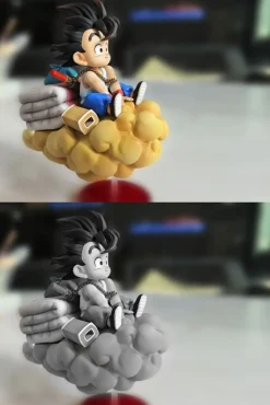WCF Scale Son Goku Moving Out - Dragon Ball Resin Statue - LeaGue Studios