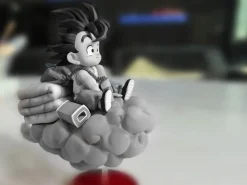 WCF Scale Son Goku Moving Out - Dragon Ball Resin Statue - LeaGue Studios