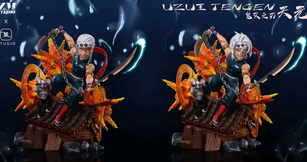 WCF Scale Sound Hashira Tengen Uzui - Demon Slayer: Kimetsu no Yaiba Resin Statue - ZM Studios