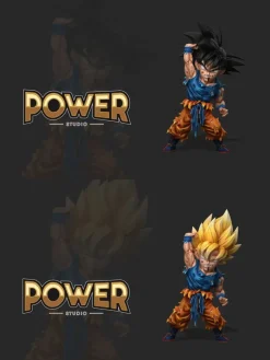WCF Scale Spirit Bomb Normal & Super Saiyan Son Goku - Dragon Ball Statue - Power Studio