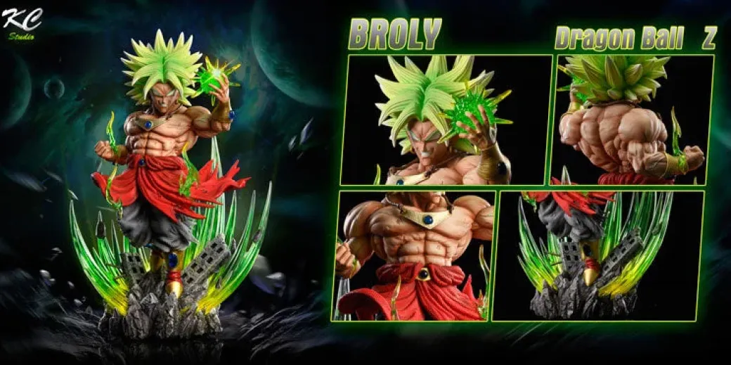 WCF Scale Standing Broly - Dragon Ball Resin Statue - Kc Studios