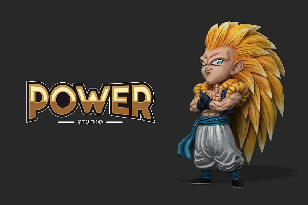WCF Scale Super Saiyan 3 Gotenks - Dragon Ball Statue - Power Studio