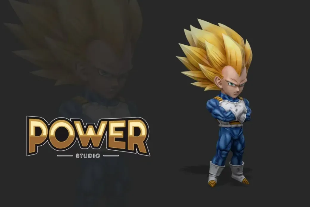 WCF Scale Super Saiyan 3 Vegeta - Dragon Ball Statue - Power Studio