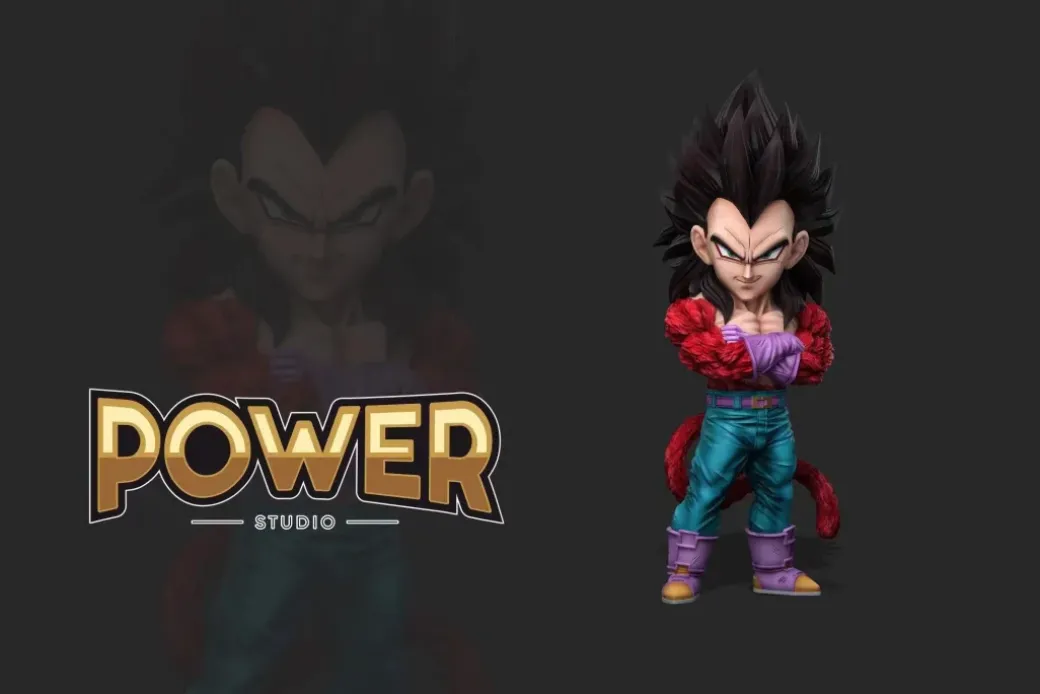 WCF Scale Super Saiyan 4 Vegeta - Dragon Ball Statue - Power Studio