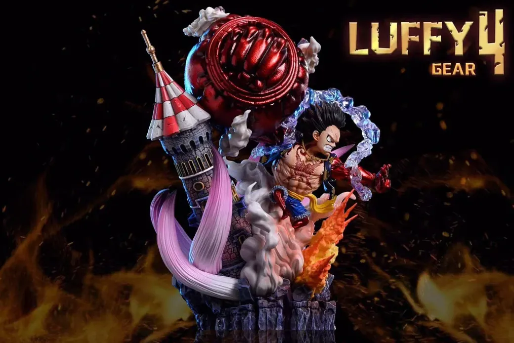 WCF Scale 5th Anniversary Gear Fourth Gomu Gomu no Kong Gun Luffy - ONE PIECE Resin Statue - A Plus Studios
