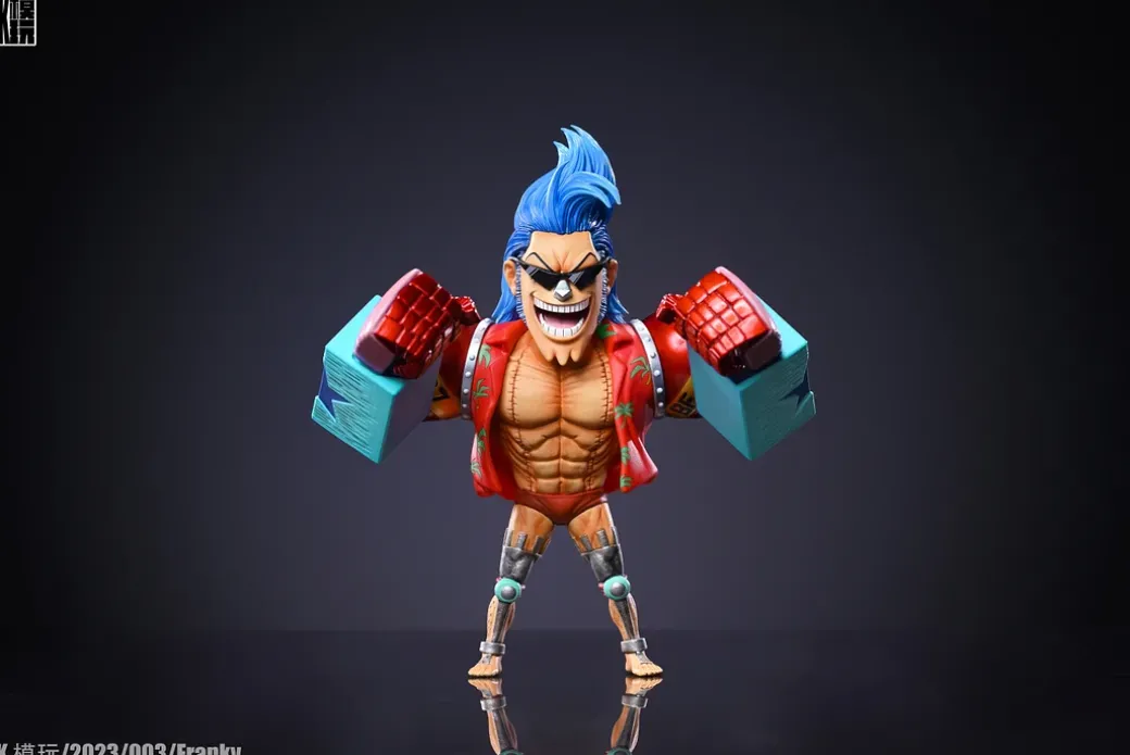 WCF Scale Two Years Later Franky - ONE PIECE Resin Statue - DK Model Play Studio