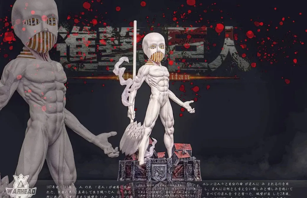 WCF Scale War Hammer Titan - Attack On Titan Resin Statue - Warhead Studios