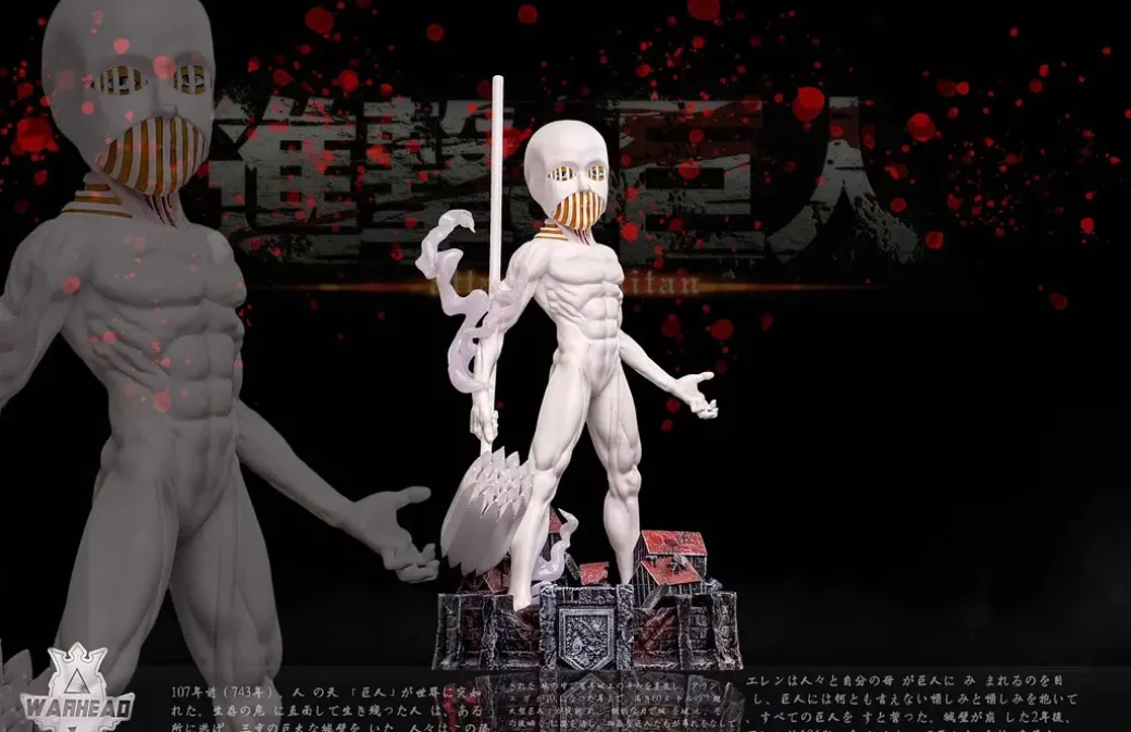 WCF Scale War Hammer Titan - Attack On Titan Resin Statue - Warhead Studios