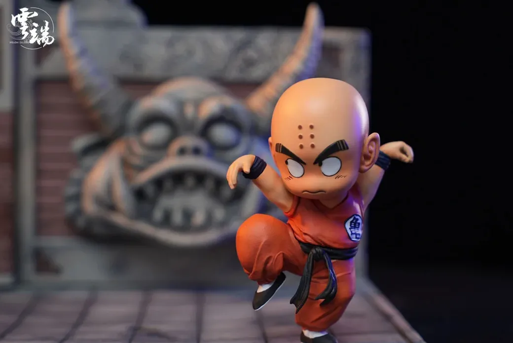 World Martial Arts Tournament Master Roshi & Kuririn & Little Son Goku - Dragon Ball Resin Statue - Model Studio