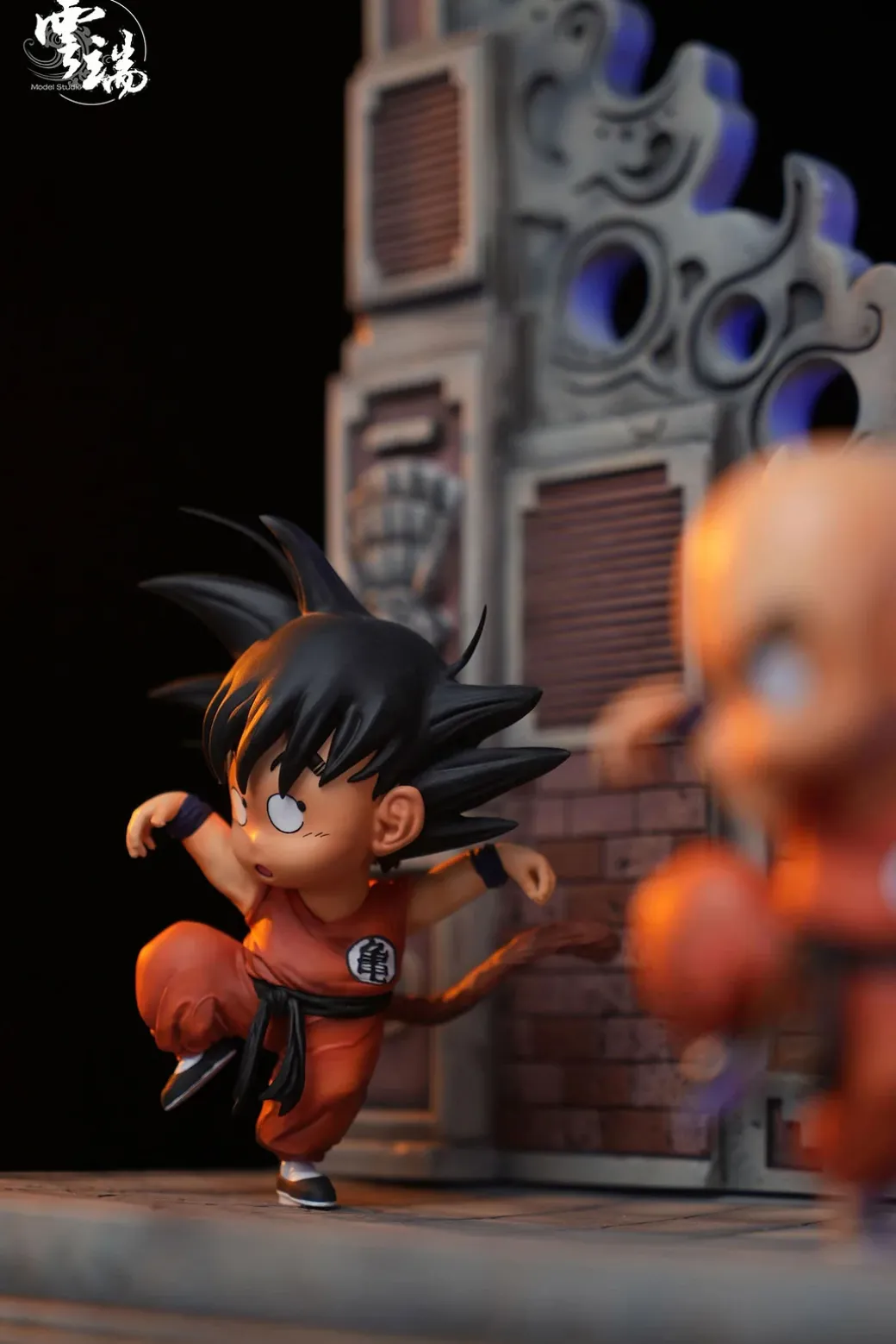 World Martial Arts Tournament Master Roshi & Kuririn & Little Son Goku - Dragon Ball Resin Statue - Model Studio
