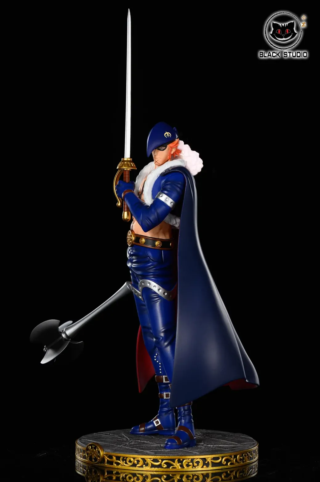 X Drake & Black Maria - ONE PIECE Resin Statue - Black Studio