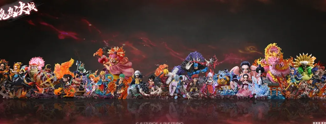 X Drake & Sasaki & Who's-Who - ONE PIECE Resin Statue - G5 Studios