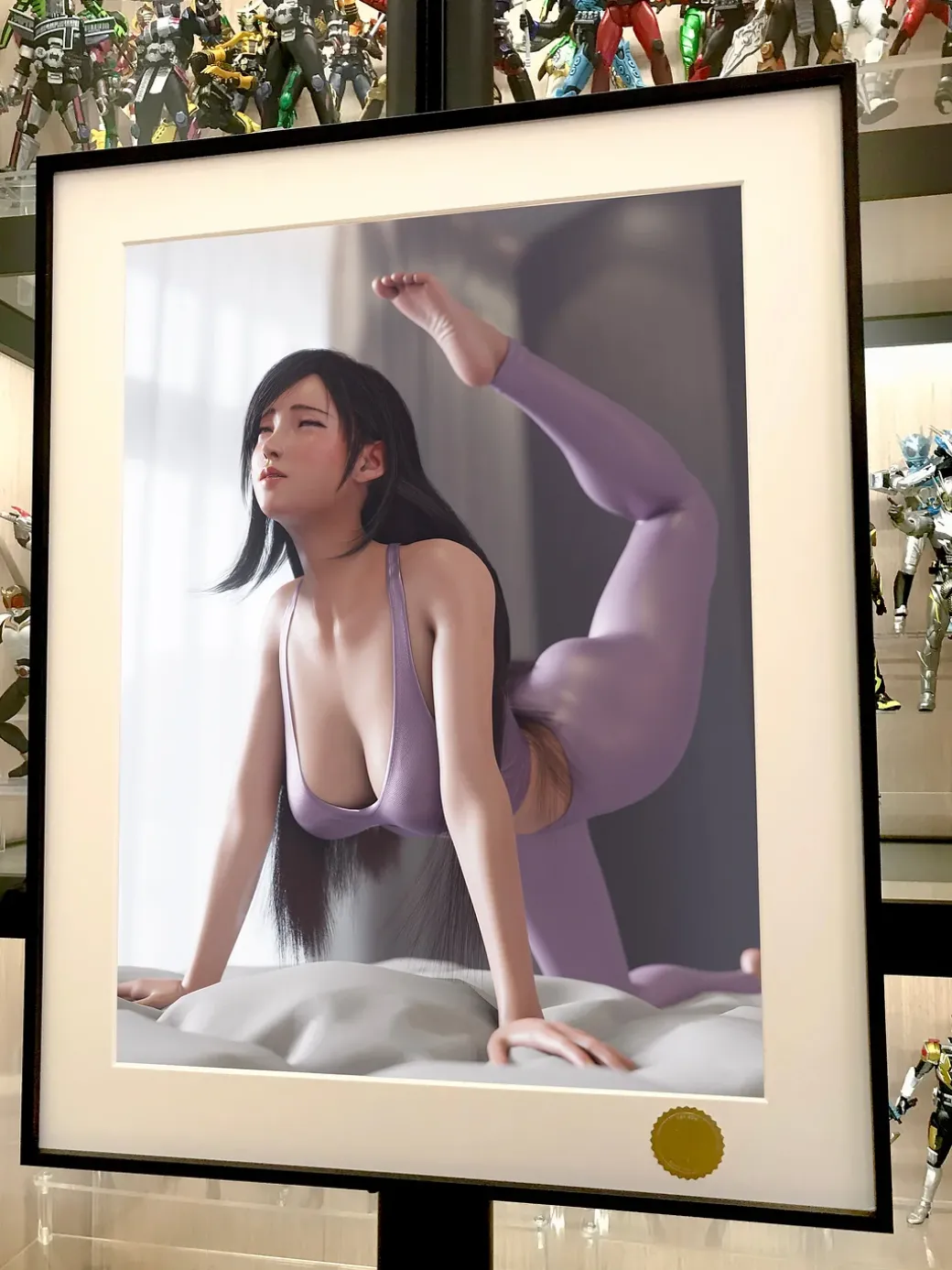 Yoga Ver. Tifa Lockhart Decorative Painting - (FF7) Final Fantasy VII - Xingkong Studio