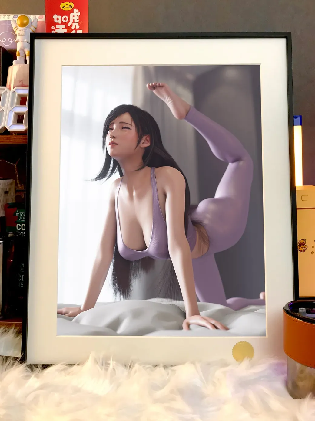 Yoga Ver. Tifa Lockhart Decorative Painting - (FF7) Final Fantasy VII - Xingkong Studio