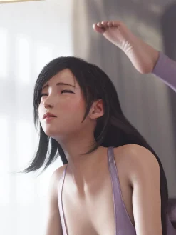 Yoga Ver. Tifa Lockhart Decorative Painting - (FF7) Final Fantasy VII - Xingkong Studio