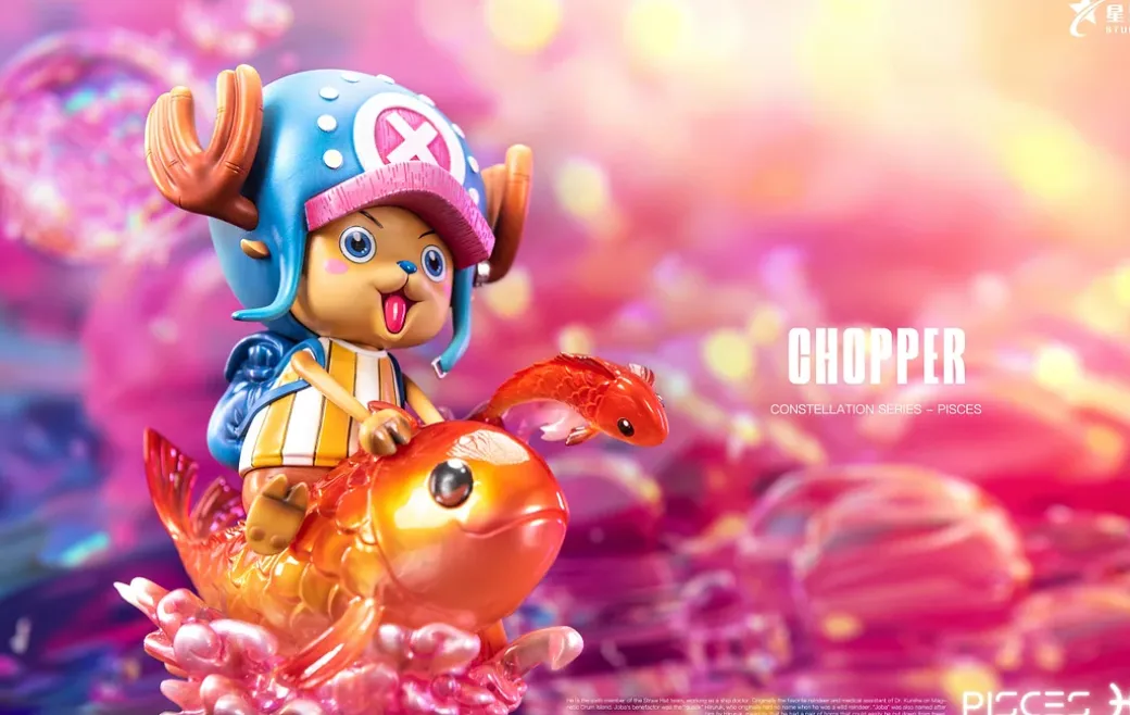 Zodiac Series 001 Pisces & 002 Aquarius Tony Tony Chopper - ONE PIECE Resin Statue - XingYao Studio